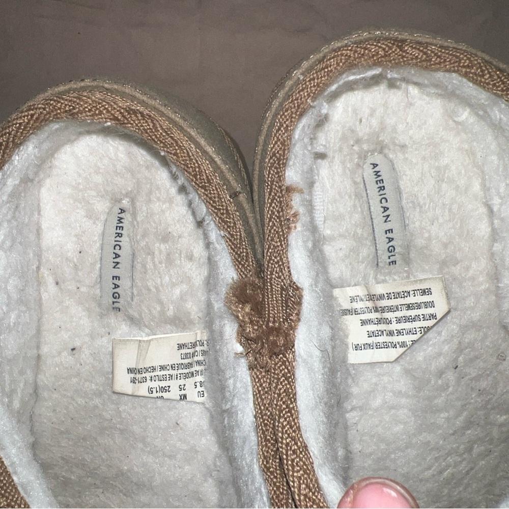 American eagle hangout slip on platform bootie slippers woman’s size 8.5 - Picture 4 of 13